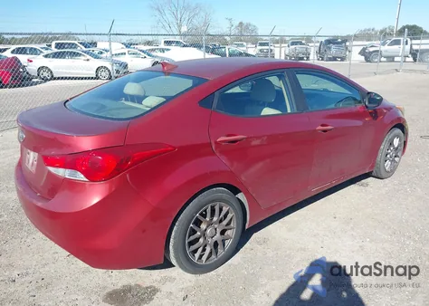 2012 Hyundai Elantra Gls (Ulsan Plant) z USA, uszkodzony, nr VIN KMHDH4AE4CU251737